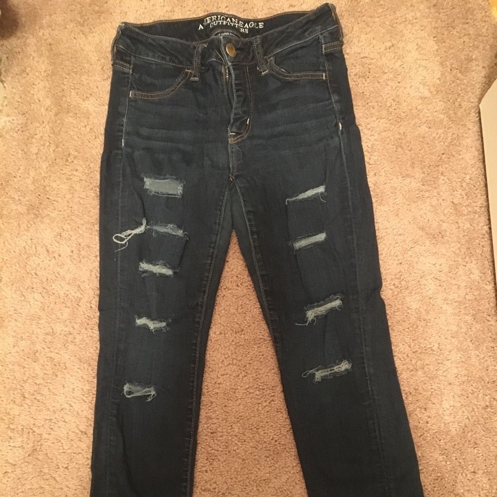 American Eagle Holey Jeggings